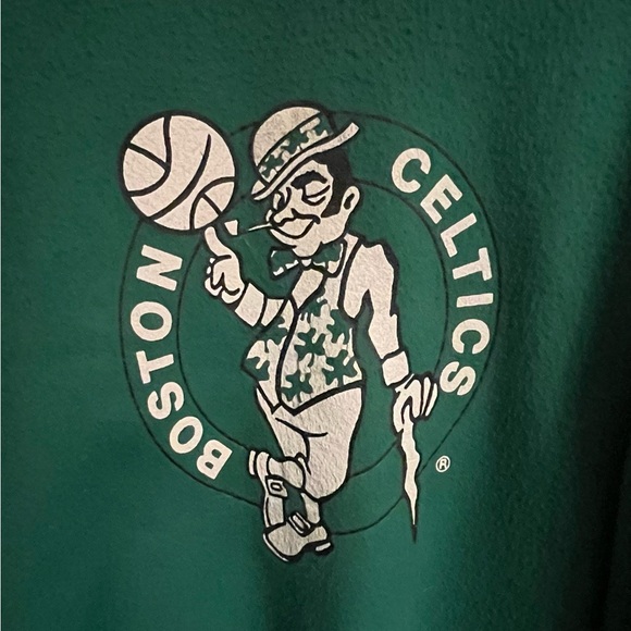 VINTAGE RARE SWINGSTER BOSTON CELTICS BUTTON UP WOOL JACKET SIZE L EUC - Picture 7 of 10